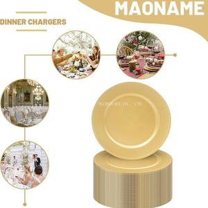 จานพลาสติกเคลือบสีสเปรย์ลายมินิมอลสำหรับเดินทาง ใช้แล้วทิ้ง เป็นมิตรกับสิ่งแวดล้อม รูปทรงกลม - Product Image 2