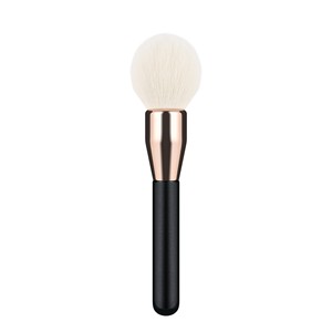 Pinceau à poudre à tête large en poils synthétiques type ampoule, manche en bois, n'absorbe pas la poudre, poils doux et moelleux, pour fond <span class=keywords><strong>de</strong></span> teint - Product Image 5