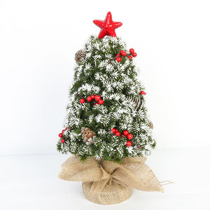 2024 nuevo diseño decoraciones navideñas 32cm decorado Mini MESA DE Navidad árbol suministros de decoración de Navidad - Product Image 2