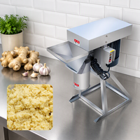Snelle automatische knoflookpasta-maker van roestvrij staal, knoflookverwerkingsmachine voor de horeca