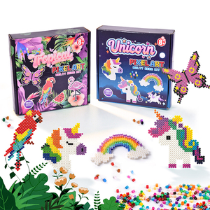 Kit de manualidades con cuentas fusibles DIY de 5 mm, tablero perforado, pinzas, plancha, papel, 3000 piezas, cuentas fusibles para arte de píxeles, juguete educativo para niños, regalo para mayores de 8 años - Product Image 4