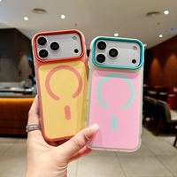 Funda para iPhone 18 Pro Max, 16, 15, 14 Plus, 13, 12, 11 Pro Max, con Carga Inalámbrica, Mate, Suave, Transparente, Antigolpes