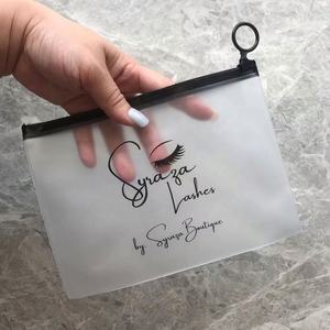 ロゴ入り カスタム つや消し PVC ジップロックバッグ - Product Image 3