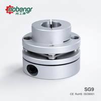 Coupleur modulaire de précision en alliage d'aluminium SS304, collier de serrage à disque, rigidité sans jeu, adapté aux encodeurs de moteurs pas à pas et servomoteurs CNC
