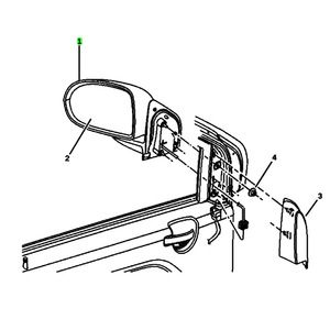 Conjunto de Espejo Retrovisor para Jeep Compass Patriot, Espejo Lateral Izquierdo con Calefacción, 05155463AH 05155462AH - Product Image 4