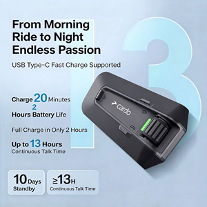 Casque Bluetooth pour moto <span class=keywords><strong>CARDO</strong></span> PACKTALK NEO EDGE, 2ème génération, interphone DMC pour casques intégraux et demi-casques - Product Image 3