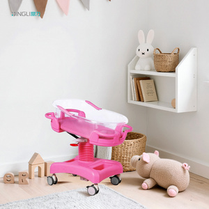 Lit de bébé médical, berceau d'hôpital, lit d'enfant rose en acrylique, hauteur réglable, mobilier de salle de maternité, garantie 3 ans - Product Image 1