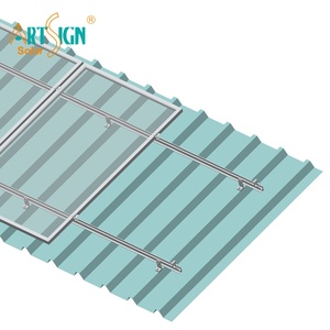 <span class=keywords><strong>Perfil</strong></span> cuadrado PV de aluminio 40x40 Estructuras de sistema de montaje de <span class=keywords><strong>panel</strong></span> <span class=keywords><strong>solar</strong></span> de techo de metal | Artsign - Product Image 4