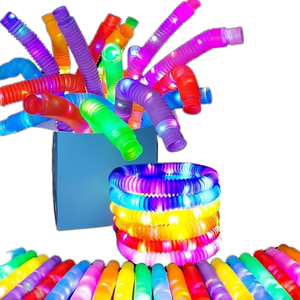 Lot de tubes Pop Tube en plastique extensibles, tubes sensoriels anti-stress à presser, nouveauté, cadeau de fête, vente en gros - Product Image 5