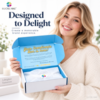 Boîte d'expédition en carton kraft couleur personnalisée avec logo, emballage e-commerce facile à plier, boîtes d'expédition en carton ondulé imprimées, boîtes en papier fabriquées
