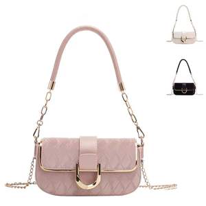 Elegante Bolso Acolchado con Patente, Correa de Cadena Dorada, Bolso de Hombro, Venta al por Mayor de Bolsos de Diseño de China, Venta al por Mayor de Bolsos a Granel - Product Image 1