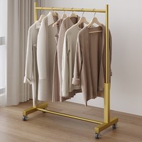 Porte-chapeaux en métal sur pied JIABEIHAO, avec roulettes, capacité de charge stable