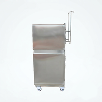 Cage d'hébergement pour animaux de compagnie en acier inoxydable durable, modulaire à plusieurs niveaux, pour refuges et salons de toilettage pour animaux