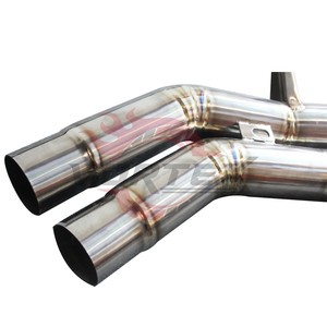 Vortex Raw Titanium Valved Catback Exhaust For Porsche Macan GTS 2.9T 2020-2025 Carbon Tip Muffler - Product Image 4