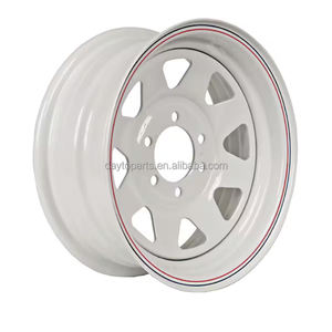 DAYTOP alliage <span class=keywords><strong>13</strong></span> pouces <span class=keywords><strong>jante</strong></span> en acier noir 108mm PCD 0mm ET remplacement prix compétitif pour remorques - Product Image 2