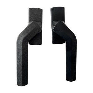 Poignée <span class=keywords><strong>de</strong></span> fenêtre à battant standard européen 7,5 mm, finition sablée, avec verrou pour fenêtre en aluminium à rupture <span class=keywords><strong>de</strong></span> <span class=keywords><strong>pont</strong></span> thermique, quincaillerie <span class=keywords><strong>de</strong></span> fenêtre - Product Image 1