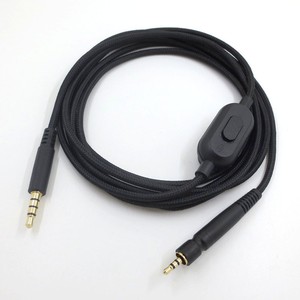 Cable de extensión de auriculares para juegos de nailon trenzado de <span class=keywords><strong>2</strong></span> metros/6,6 pies Dual de 3,5mm a <span class=keywords><strong>2</strong></span>,5mm para G4ME ONE, G4ME Zero, PC 373D, GSP 670, etc. - Product Image 5