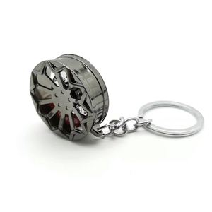 Fashion <b>Key</b> <b>Ring</b> 3D Miniature Wheel Rim Model Keychain Popular Creative Car Auto Metal Mini Wheel Rim Tyre Tube <b>Key</b> Chain - Product Image 4