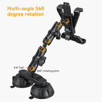 Support de tablette pour voiture OEM, le plus récent, robuste, à double ventouse, pour pare-brise et tableau de bord