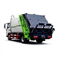 Camion Compacteur de Déchets Urbains 100% Électrique 7-7,3 m³ Léger à Batterie avec Éclairage Bleu Personnalisable