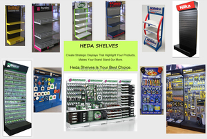 Nhiệm vụ nặng nề một mặt kim loại Pegboard hiển thị đứng tầng thường vụ công cụ điện Rack cho các cửa hàng phần cứng - Product Image 5