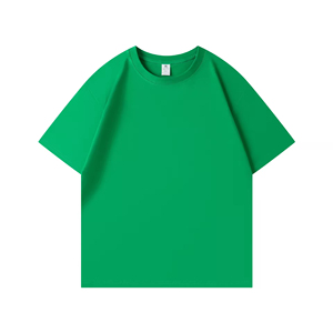 เสื้อยืดคุณภาพสูง ผ้าฝ้าย 100% ลายกราฟิก เสื้อยืดสีพื้น หนานุ่ม เสื้อยืดเปล่าสำหรับผู้ชาย - Product Image 1