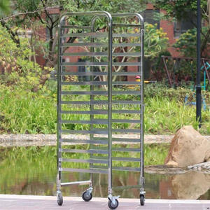 Stainless Steel Herb Drying Rack Multi-Tier Mesh <strong>Trolley</strong> for Medical Herbs Botanicals - Product Image 6