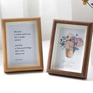 Simple and creative wooden 3D photo <b>frame</b>, tabletop oil pastel cardstock <b>frame</b>, 67810-inch bedroom wall-<b>mounted</b> photo <b>frame</b> - Product Image 5