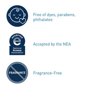 Crème hydratante pour bébé 8 oz, soin pour peaux sensibles avec céramides, sans parfum - Product Image 4