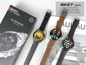 SK27 3 kayış iş Smartwatch 1.58 \ "LCD ekran 2025 Montres spor izci Reloj Inteligente kalp hızı pusula IP67 - Product Image 2