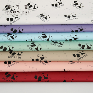 2025 SINOWRAP nouvelle fleur papier d'emballage <span class=keywords><strong>Panda</strong></span> motif 55*55CM 65Micro étanche emballage fleuriste fournitures nouvel an - Product Image 2