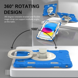 Bán buôn Silicone Heavy Duty Tablet trường hợp đối với iPad Gen 10 2022 trường hợp đối với iPad Bìa 10 10.9 inch với xử lý Grip - Product Image 3