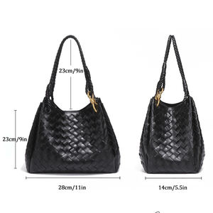 3307 fait à la main tissage mode femmes <span class=keywords><strong>sac</strong></span> angleterre Style Parachute <span class=keywords><strong>sac</strong></span> été nouvelle boucle en métal bandoulière légumes panier <span class=keywords><strong>sac</strong></span> - Product Image 2