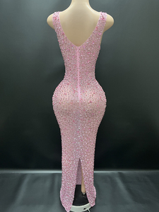 Y2507-TE Novance abbigliamento <span class=keywords><strong>da</strong></span> donna all'ingrosso senza maniche schiena elasticizzata abiti <span class=keywords><strong>da</strong></span> <span class=keywords><strong>sera</strong></span> elegante nuovo Design costume per la festa - Product Image 6