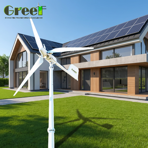 NUEVO Generador Eólico Doméstico de 200v, Generador Eólico de 5000w Fuera de la Red con Control de Paso de Paso, Pequeña Turbina Eólica con Control de Paso de Paso para el Hogar - Product Image 1