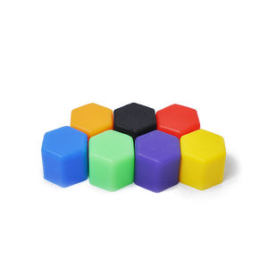 17/19/21 مللي متر السيارات عجلة صامولة عروة واقية مركبة محور عجلات يغطي سيليكون سيارة عجلة الجوز غطاء المسمار - Product Image 2