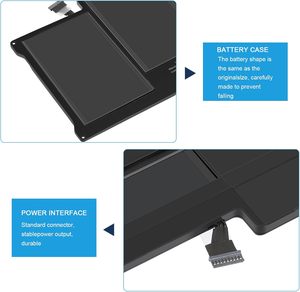 A1405 Batterie d'ordinateur portable pour 13 pouces A1466 (mi 2012 2013, début 2014, début 2015,2017) A1369 (fin 2010, mi 2011) A1496 A1405 A1377 - Product Image 3