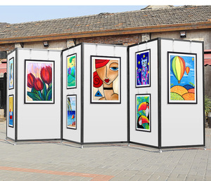 Triển lãm bức tường nghệ thuật hiển thị tấm tường cho nghệ thuật tạm thời gallery trong trường đại học bán buôn - Product Image 2