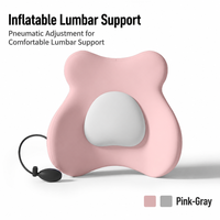 Coussin lombaire gonflable pour voiture, support dorsal pour conducteur, idéal pour les longues sessions de conduite