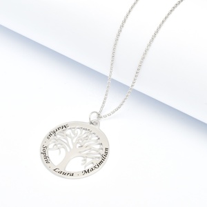 Liontin pohon dicap kalung kehidupan <span class=keywords><strong>Skyrim</strong></span> pohon liontin 925 perak - Product Image 2
