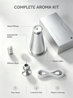Diffuseur d'arômes professionnel sans eau à commande à distance, avec lumière dimmable, pour hôtels de luxe et halls d'accueil
