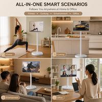 Téléviseur intelligent portable OEM avec écran tactile Incell de 32 pouces, résolution 2K IPS, fonction Cast Screen, Wi-Fi RJ45 et Type-C