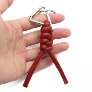 Mengda New <span class=keywords><strong>Triangle</strong></span> Keychain Porte-clés lanière tissé à la main avec un sens de la créativité haut de gamme; Ornement de sac. - Product Image 4