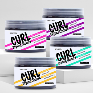 Produits coiffants pour le <span class=keywords><strong>curling</strong></span> Soin des cheveux Produits coiffants Rehausseurs de boucles Définissant la crème frisée noire - Product Image 6