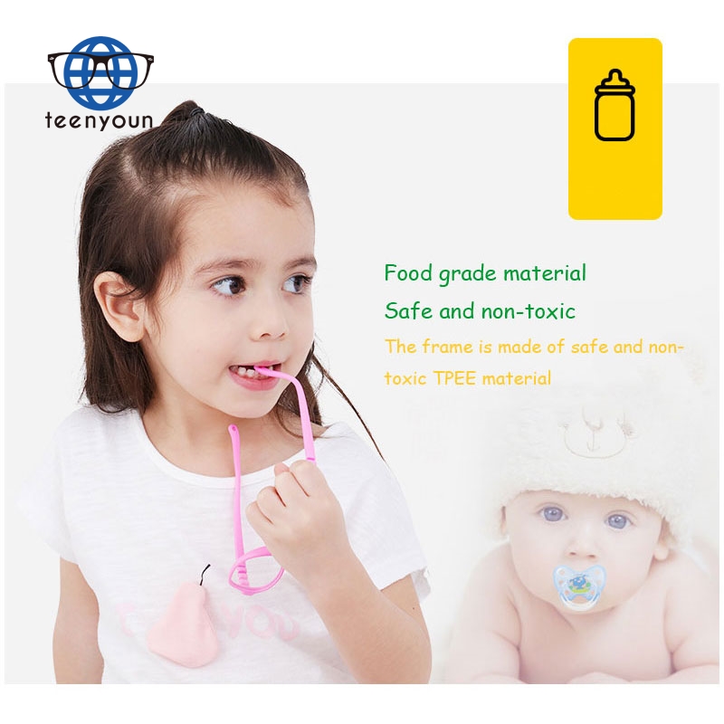 Baby Kids Glasses Frame Blue Light Blocking Eyewear