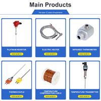Boîtier de jonction industriel pour capteur de température 6 broches hexagonales, transmetteur de température 500°C, thermocouple, RTD, borne haute température IP67