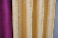 Pasokan Pabrik Polyester Gorden Ruang Tamu, Beludru Tirai Kain Cortinas
