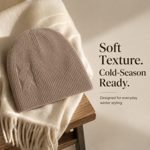 Custom Designer Beanie OEM ODM Luxury Merino Wool Ribbed Men's Beanie Women Winter <b>Hat</b> Knitted Beanies with Custom Logo - Product Image 2