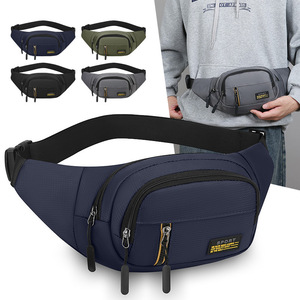 Men's Fanny Pack Crossbody <b>Bag</b> Oxford Cloth Multiple Compartments Waterproof Large Capacity Everyday Use - Product Image 2