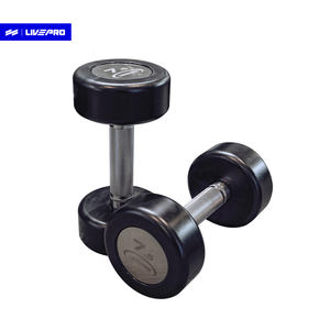 Hersteller Maßgefertigte Fitness-Hanteln aus Urethan für Fitnessstudios 5-120 Pfund TPU-Hanteln 2-60 kg Körpertraining - Product Image 1